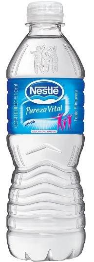 AGUA MINERAL NESTLE PUREZA VITAL S/GAS PET 510ML - R$1.81 - CX/12 - 3700123302360