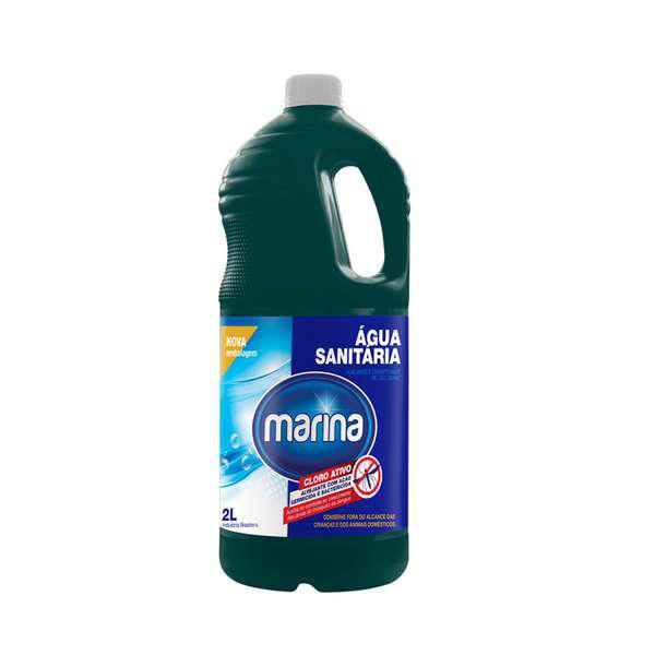 AGUA SANITARIA MARINA 2L - R$4.10 - CX/06 - 7896569703024