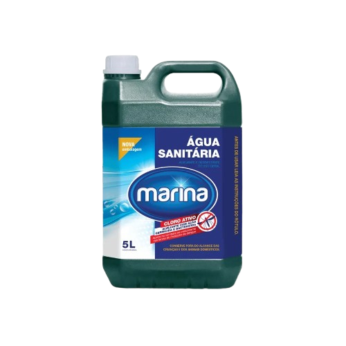 AGUA SANITARIA MARINA 5L - R$9.10 - CX/03 - 7896569700511