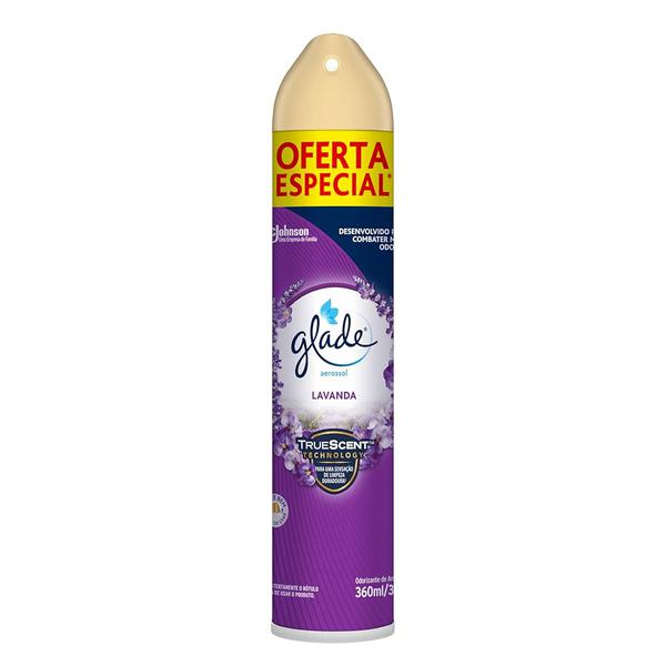 AROMAT GLADE AERO LAVANDA 360ML OFERTA ESPECIAL - R$12.04 - CX/12 - 7894650013861