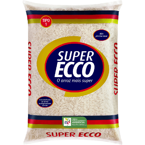 ARROZ AGULHINHA SUPER ECCO TIPO 1 5KG - R$17.90 - FD/06 - 7896356800141