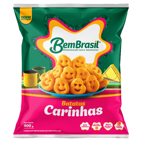 BATATA CARINHAS CONG BEM BRASIL 400G - R$6.03 - CX/24 - 7898921567275