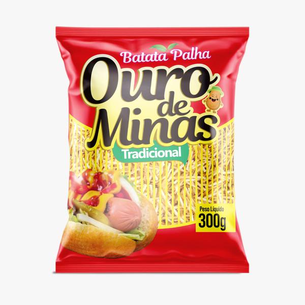 BATATA PALHA OURO DE MINAS TRADICIONAL 300G - R$5.78 - FD/30 - 7898916264080