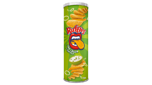 BATATA RUFFLES CREAM CEBOLA ELMA CHIPS 100G - R$8.99 - CX/14 - 7892840822026