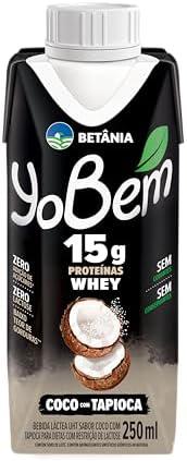 BEB LACTEA YOBEM WHEY COCO 250ML - R$4.18 - CX/24 - 7898064011727