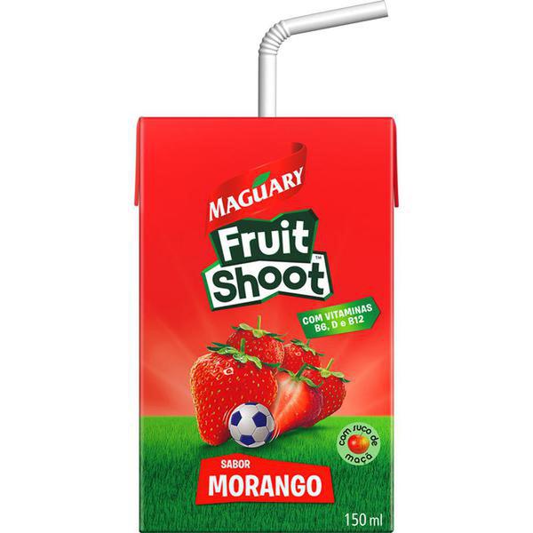 BEBIDA MISTA FRUIT SHOOT MAGUARY MORANGO 150ML - R$1.10 - CX/27 - 7896000597274