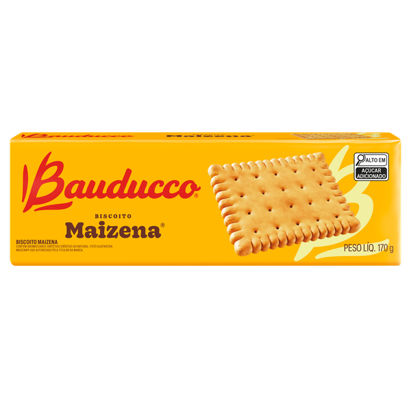 BISC BAUDUCCO MAIZENA 170G - R$2.30 - CX/48 - 7891962032450