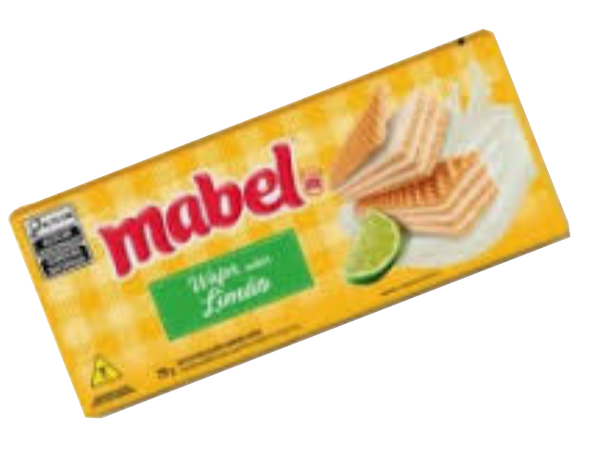 BISC MABEL WAFER LIMAO 79G - R$1.96 - CX/58 - 7896071030342
