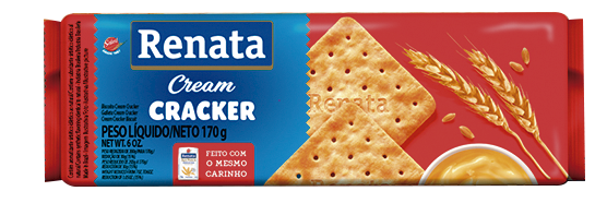 BISC RENATA CREAM CRAKER 170G - R$1.80 - CX/30 - 7896022207939