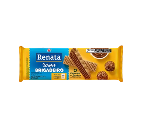 BISC RENATA WAFER BRIGADEIRO 115G - R$2.06 - CX/40 - 7896022204969