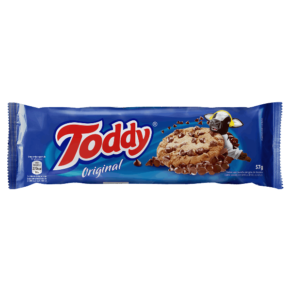BISC TODDY COOKIES ORIGINAL 57G  - R$2.22 - CX/64 - 7892840818654