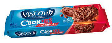 BISC VISCONTI COOKIES CHOCOLATE 60G - R$1.30 - CX/42 - 7891962050942