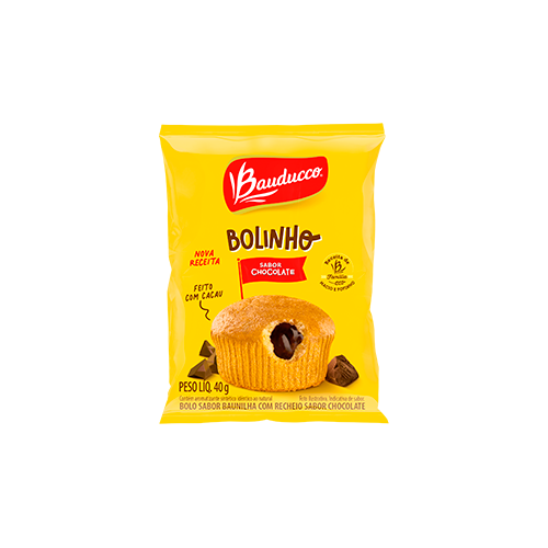 BOLINHO BAUDUCCO BAUNILHA C/CHOCOLATE 40G. - R$1.49 - CX/144 - 7891962017624