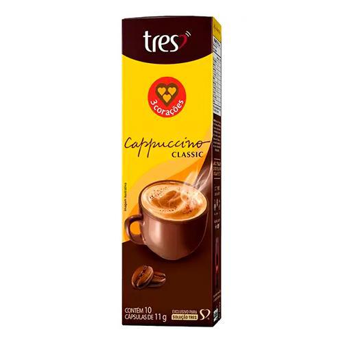 CAPSULA 3 CORACOES CAPPUCCINO CLASSIC 11G. - R$15.79 - DP/01 - 7896005805077