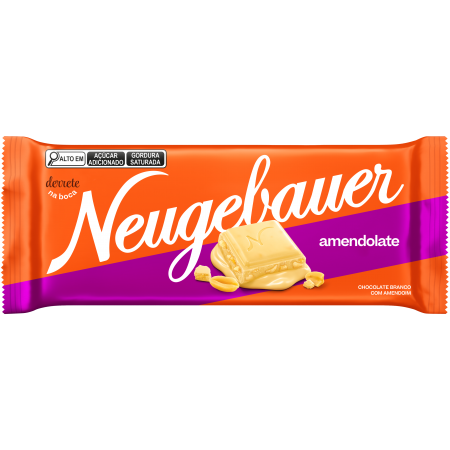 CHOC NEUGEBAUER BARRA BRANCO COM AMENDOIM 80G - R$5.20 - CX/64 - 7891330018895