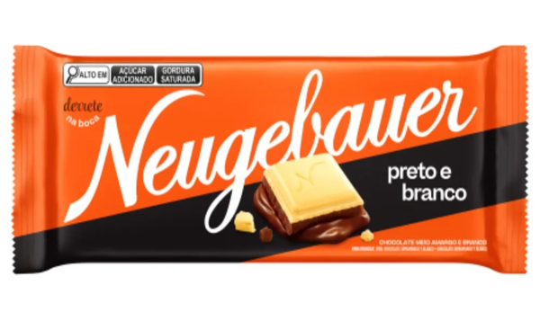 CHOC NEUGEBAUER BARRA PRETO E BRANCO 80G - R$5.20 - CX/64 - 7891330019335