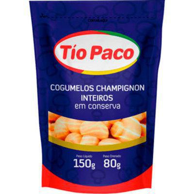 COGUMELO TIO PACO INTEIRO DOYPACK 80G - R$4.08 - CX/24 - 7898174853354