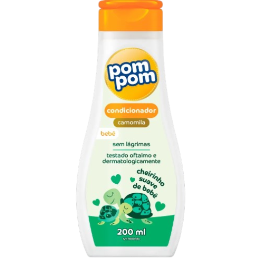 COND POMPOM CAMOMILA 200ML - R$10.17 - CX/12 - 7896012800706