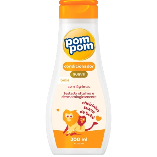 COND POMPOM SUAVE 200ML - R$10.17 - CX/12 - 7896012877715