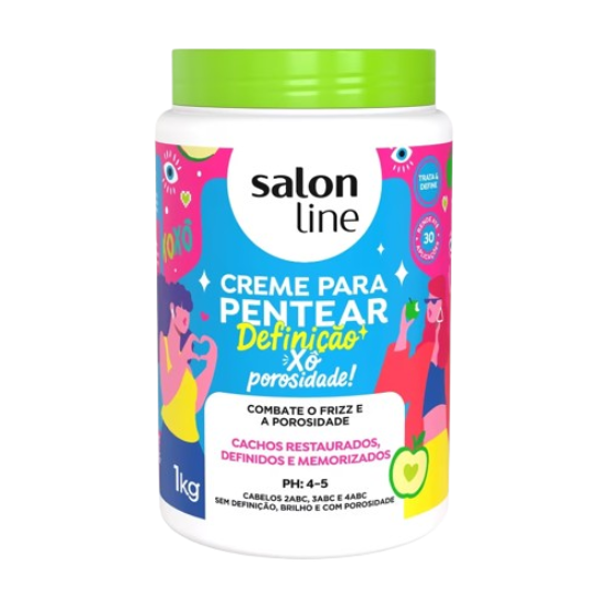 CR PENTEAR SALON LINE DEFINICAO XO POROSIDADE 1KG - R$30.50 - CX/06 - 7908458332724