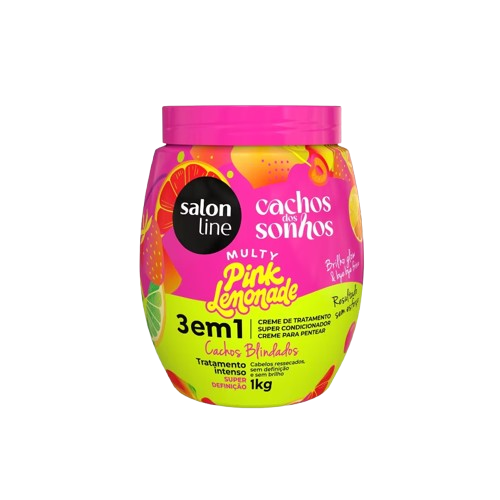 CR TRAT SALON LINE CACHOS SONHOS PINK LEMONADE 1KG - R$26.99 - CX/06 - 7908458333219