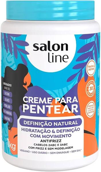 CREME PENTEAR SALON LINE DEFINI NATURAL 1KG - R$31.46 - CX/6 - 7908458320608