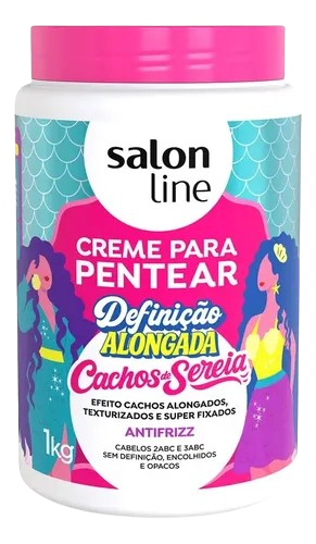 CREME PENTEAR SALON LINE DEFINICAO ALONGADA 1KG - R$31.46 - CX/06 - 7908458335831