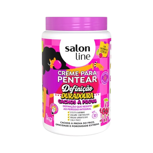 CREME PENTEAR SALON LINE DEFINICAO DURADOURA 1KG - R$31.46 - CX/06 - 7908458335848