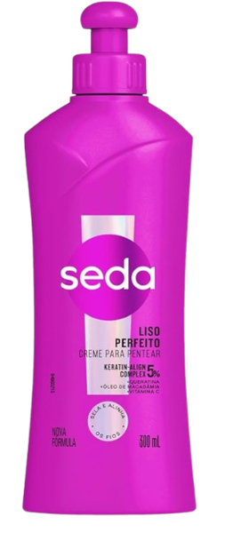 CREME PENTEAR SEDA LISO PERFEITO 300ML - R$8.22 - CX/12 - 7891037010048