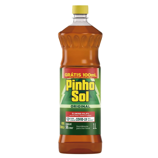 DESINF PINHO SOL ORIGINAL LV1000ML PG900ML - R$11.58 - CX/12 - 7891024194652