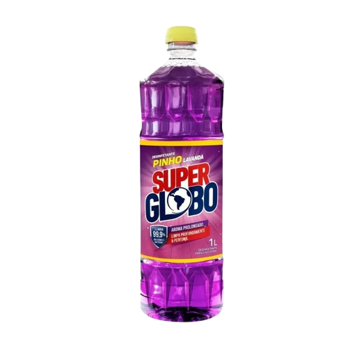 DESINF PINHO SUPER GLOBO LAVANDA 1L - R$4.25 - CX/12 - 7898083661538