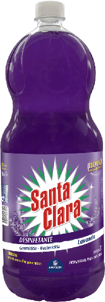 DESINF SANTA CLARA LAVANDA 2L - R$4.19 - CX/08 - 7898915457421