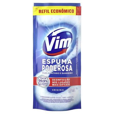 DESINF VIM ESPUMA PODEROSA ORIGINAL 450ML SCHE - R$7.68 - CX/15 - 7891150095182