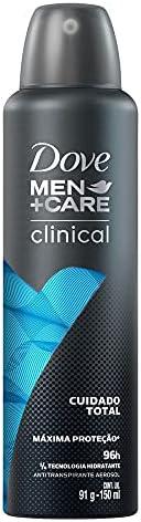 DESOD DOVE AERO CLINICAL MEN C TOTAL91G/150ML - R$13.99 - CX/12 - 7891150073081