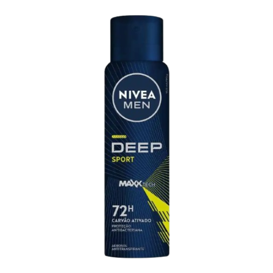 DESOD NIVEA AERO MEN DEEP SPORT 150ML - R$9.92 - CX/12 - 4006000104164