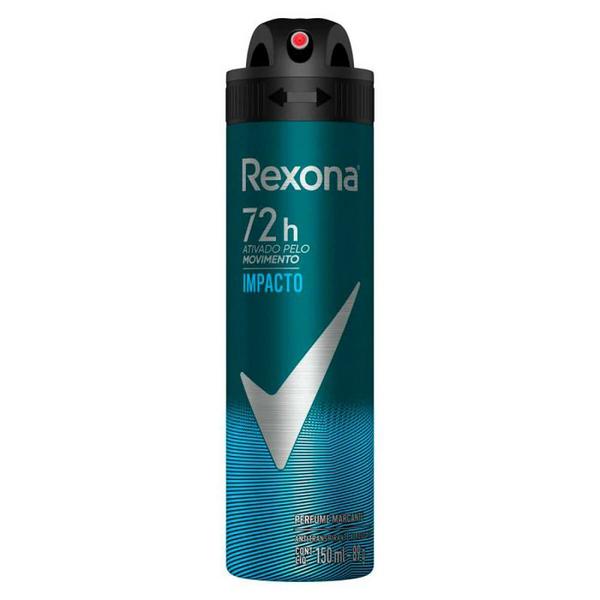 DESOD REXONA AERO MEN IMPACTO 90G/150ML - R$11.49 - CX/12 - 7891150054646