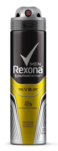 DESOD REXONA AERO MEN V8 90G/150ML - R$11.49 - CX/12 - 7791293022567