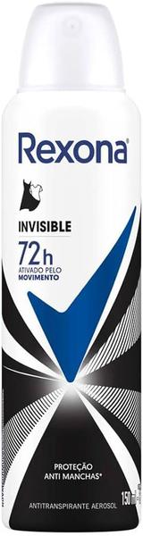 DESOD REXONA AERO WOMAN INVISIBLE 90G/150ML - R$11.49 - CX/12 - 7791293032481