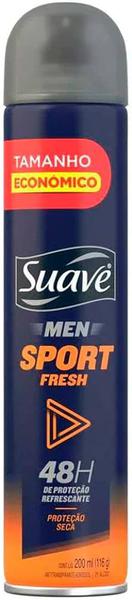 DESOD SUAVE AERO MEN SPORT FRESH200ML - R$8.35 - CX/12 - 7891150070356
