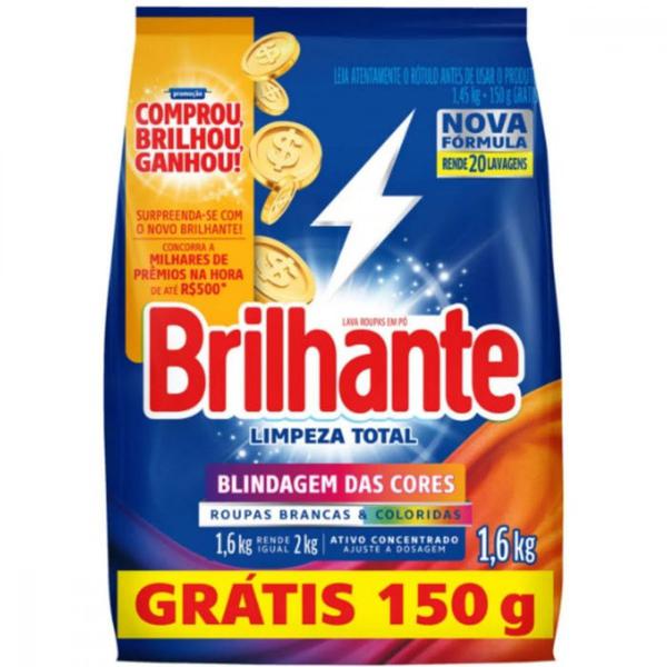 DETERGENTE PO BRILHANTE SCH LV1,6 PG 1,450KG - R$12.99 - CX/07 - 7891150086425