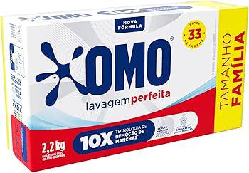 DETERGENTE PO OMO LAVAGEM PERFEITA CX 2,2KG - R$27.22 - CX/09 - 7891150069121