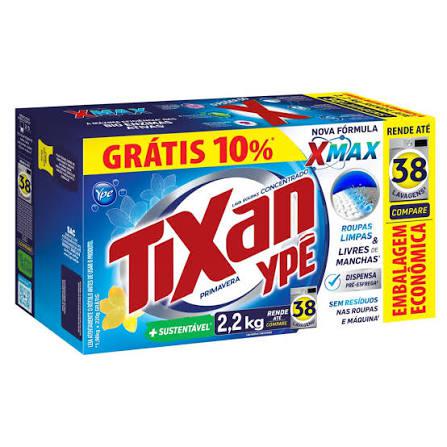 DETERGENTE PO TIXAN YPE PRIMAVERA 2,2KG GTS 10% - R$19.99 - CX/09 - 7896098909607