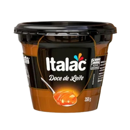 DOCE DE LEITE ITALAC TRADICIONAL POTE 350G - R$7.10 - CX/24 - 7898080640765