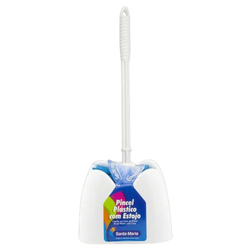 ESCOVA SANITARIA STA MARIA PLASTICOS C/ ESTOJO - R$9.67 - CX/06 - 7896314708625