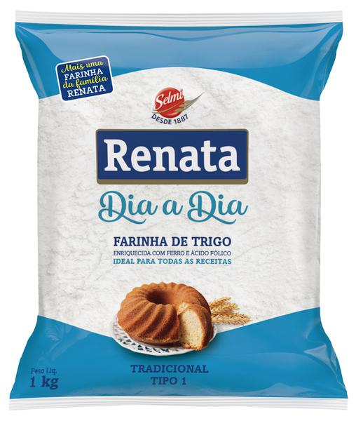 FARINHA TRIGO RENATA DIA  A DIA 1KG - R$3.81 - FD/10 - 7896022207984