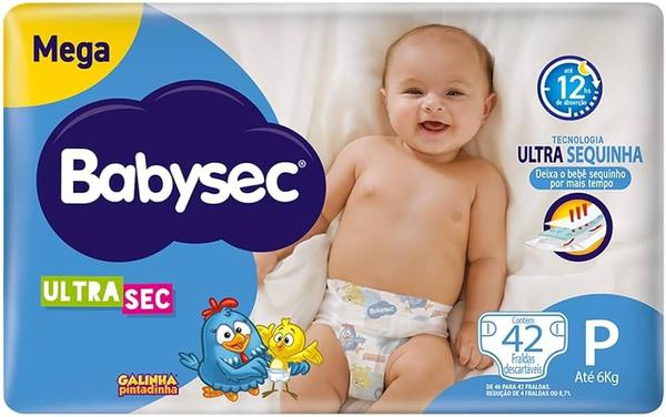 FRALDA DESC BABYSEC ULTRA MEGA P 42UN - R$31.49 - FD/06 - 7896061995460
