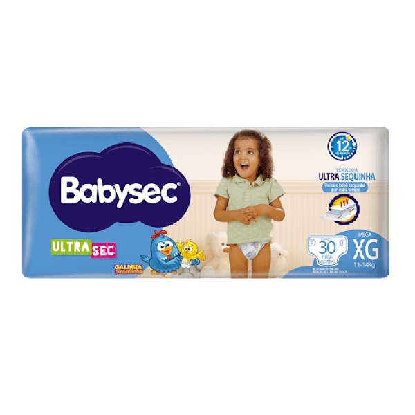 FRALDA DESC BABYSEC ULTRA MEGA XG 30UN - R$31.49 - FD/06 - 7896061995927