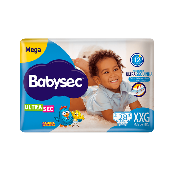 FRALDA DESC BABYSEC ULTRA MEGA XXG 28UN - R$31.49 - FD/06 - 7896061995477