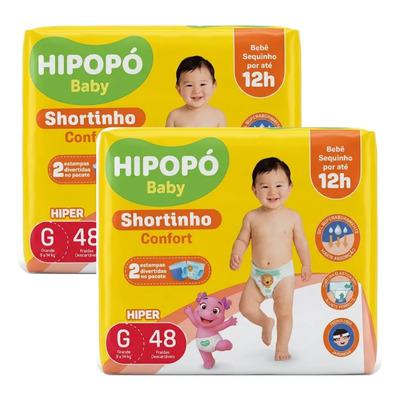 FRALDA DESC HIPER HIPOPO PANTS CONFORT G 48UN - R$44.59 - FD/04 - 7899700804116