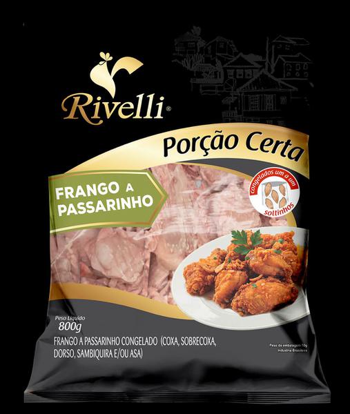FRANGO A PASSARINHO CONG RIVELLI IQF PCT 800G - R$8.30 - CX/20 - 7898149203078